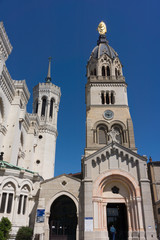 Fototapeta na wymiar basilique Notre Dame de Fourvière