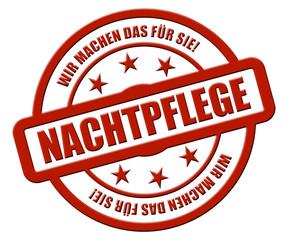 Sternen Stempel rot rel rt WMDFS NACHTPFLEGE