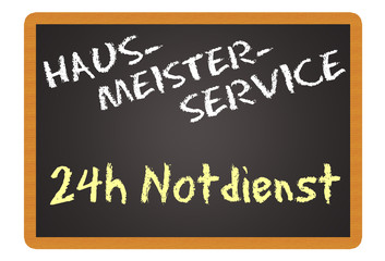 Obraz premium Hausmeisterservice - 24h Notdienst