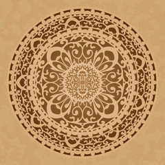 Vector illustration of oriental decoration