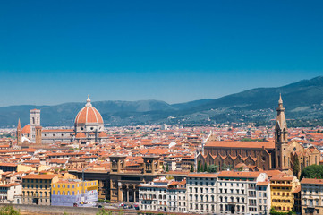 Fototapeta na wymiar Widok Florencja, Toskania, Włochy