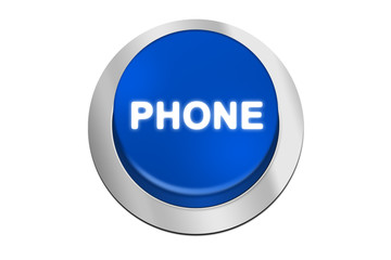 Botón azul phone