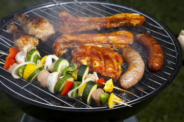 Cooking on the barbecue grill