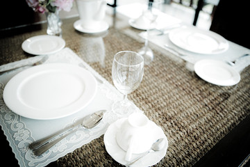 Vintage style of Dinning room with table and chairs