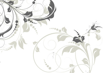 Abstract floral background