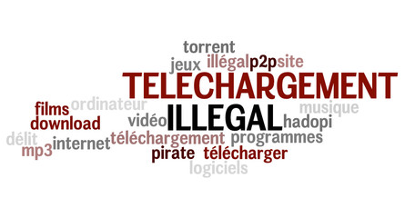 Nuage de Mots : Téléchargement Illégal 2