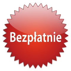 naklejka czerwona bezpłatnie
