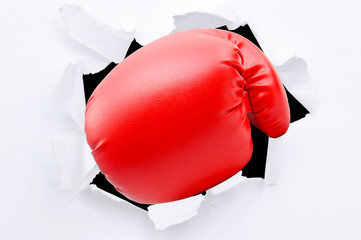 punching boxing glove