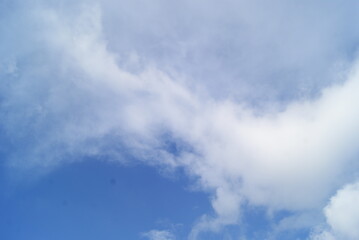 Blue sky and white clouds