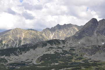 High mountains trek into the unknown