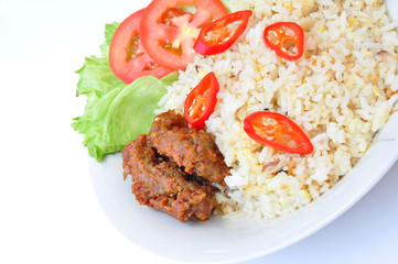 Fried Rice and Beef