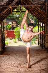 Yoga natarajasana in India