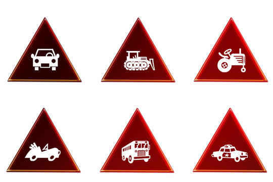 Triangulos vehiculos
