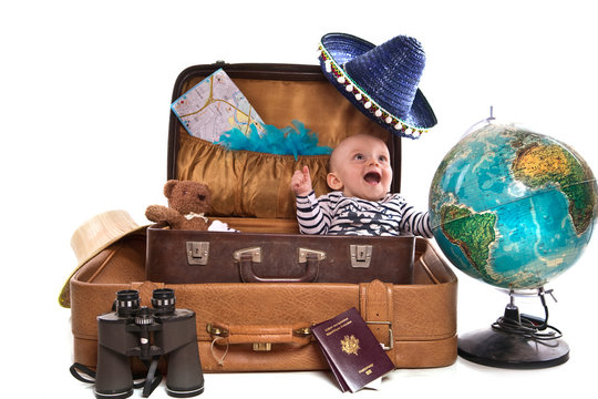 Enfant Souriant Globe Trotter