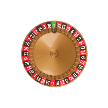 Used roulette wheel and ball