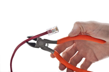 wire cutters cat 5 cable