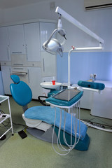 modern Dentist's chair in a medical room