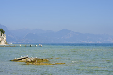 Panorama of Garda Lake, Italy