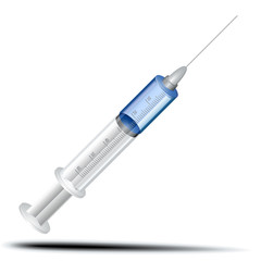 syringe with vaccine