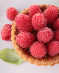 raspberry fruit tart