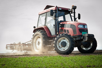 preparing land for sowing