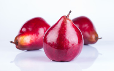 red ripe pears