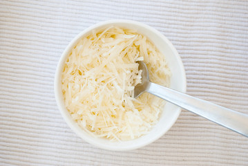 cheese  in bowl