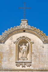 Mother Church of St. Giorgio. Melpignano. Puglia. Italy.