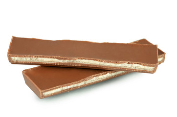 pile of milk chocolate blocks
