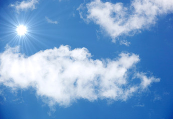 Sunny sky background