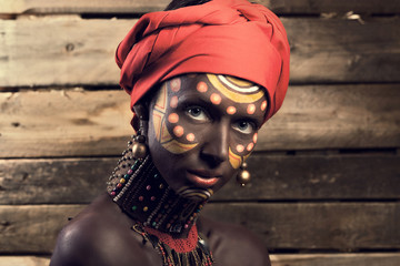 face of african women
