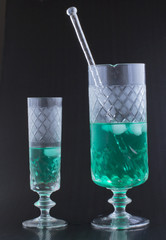 Water and mint