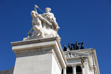 Rom Nationaldenkmal Vitorio Emanuele II Detail