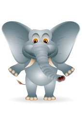 funny elephant cartoon