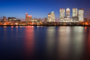 Fototapeta na wymiar London City general skyline at night