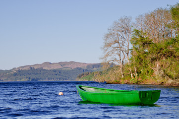 Boat on Loch Avich