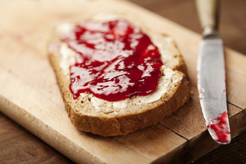 jam on bread