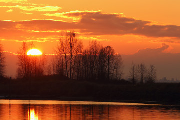 Fraser River Sunrise