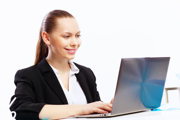 Business woman in office