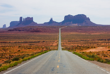 Highway 163 in Monument Valley