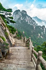 Foto op Canvas Huangshan mountain path © rigamondis