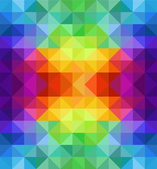 Multicolor triangular background Triangelis
