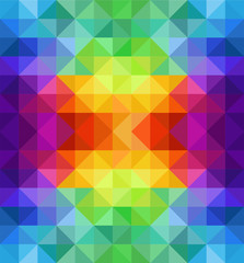 Multicolor triangular background Triangelis