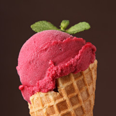 ice cream in cone