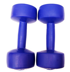 Plastic dumbbells