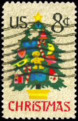 USA - CIRCA 1973 Christmas Tree