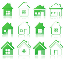 Set of  house icon