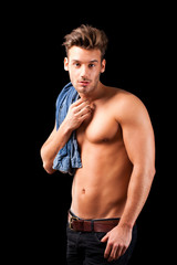 Fototapeta premium attraktiver junger Mann