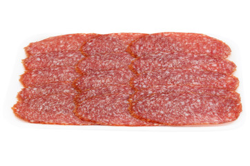 Slices of salami
