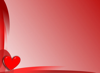 Gl&uuml;ckwunschkarte mit Herz